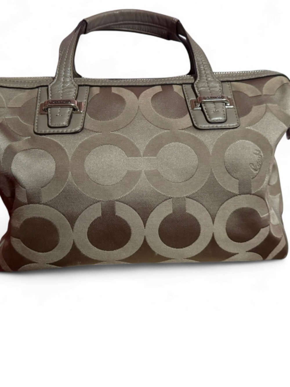 Coach Signature Canvas Tote in Brown